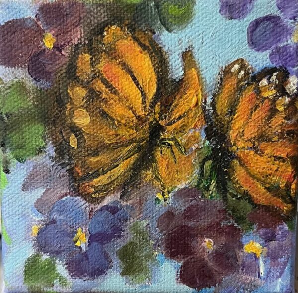 Monarchs-Dance-4x4-oil-on-1-inch-canvas-blocks